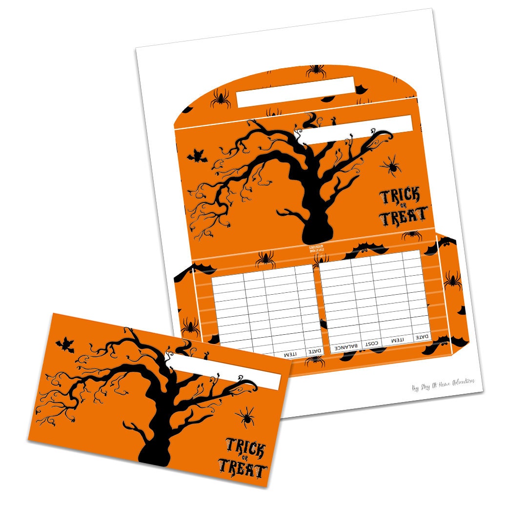 Halloween Printable Cash Envelopes – 6 Budget Envelopes