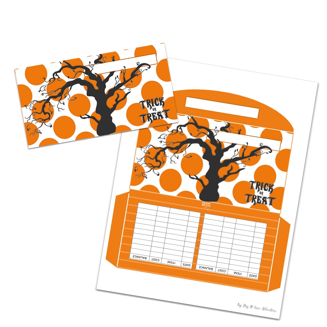 Halloween Printable Cash Envelopes – 6 Budget Envelopes