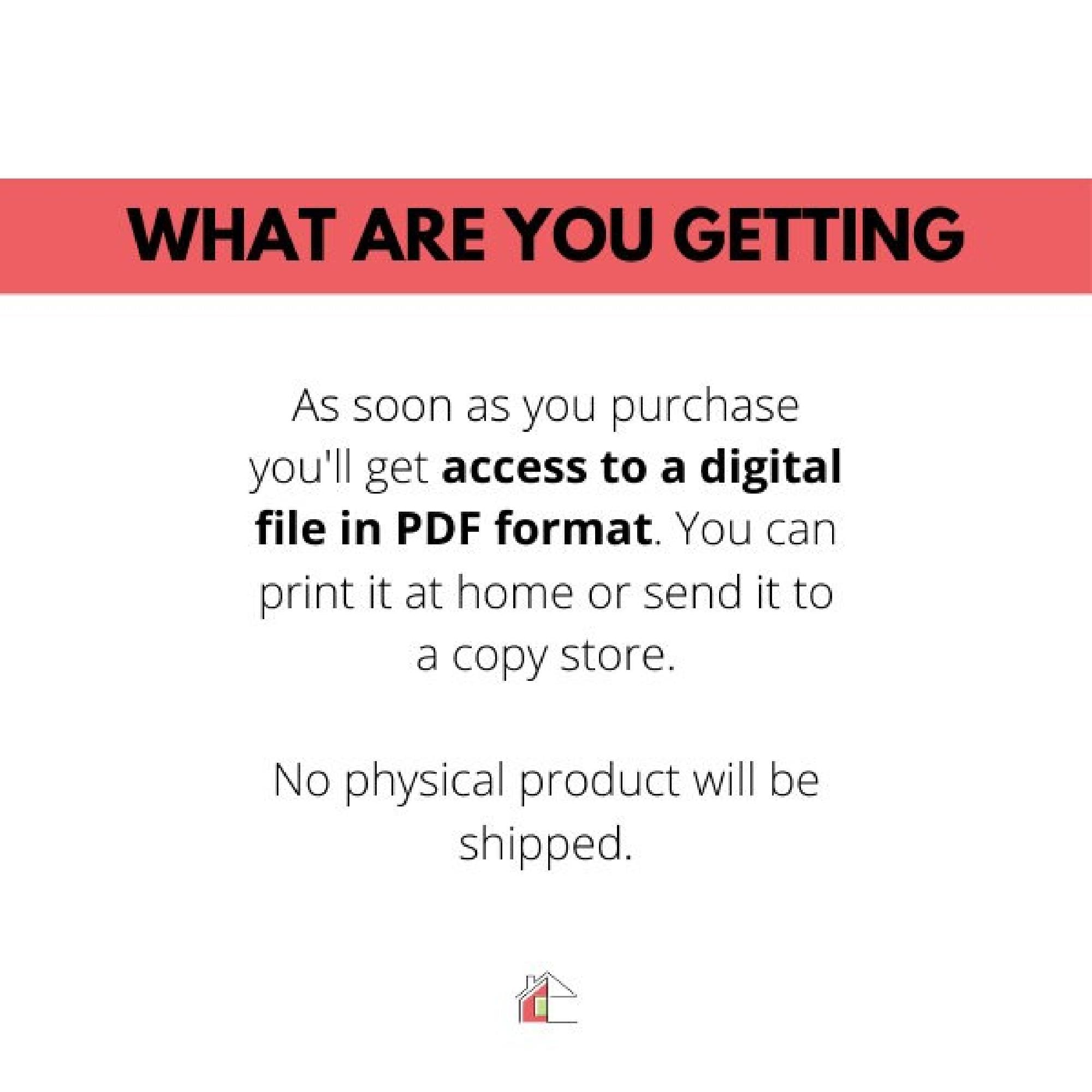 Yard Sale Planner Digital Download: Printable Organization PDF