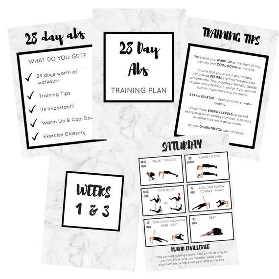 28 day online abs workout