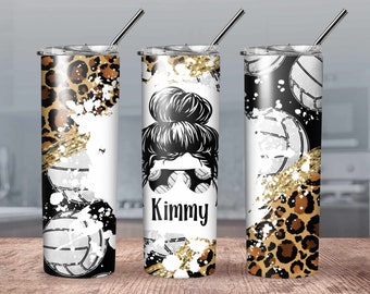 Personlig volleybollmugg // Volleybollspelare-mugg för henne // Personlig kaffekopp med volleyboll // Volleybollmugg som present till henne