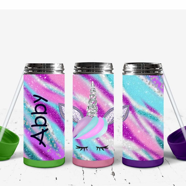 Flip Top Bottle  - Pink Unicorn main image 1