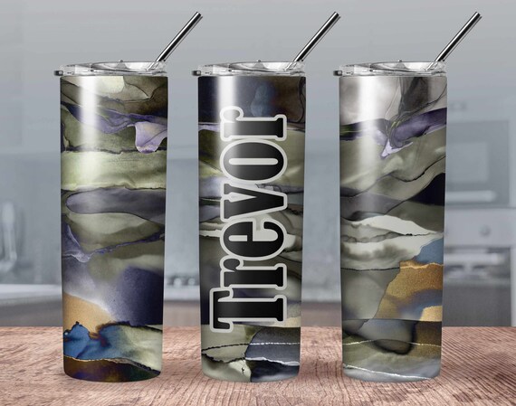 Personalized Ink Spill Tumbler// Alcohol Ink Tumbler// Personalized 20 Oz  Tumbler// Custom Name Tumbler// Tumbler With Name// - Etsy