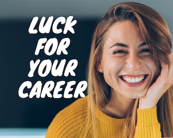 Powerful luck spell for career, promotion and new job. White magic with candle burning.