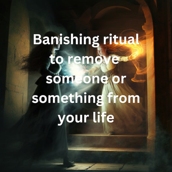 Same Day - Banishing Candle Burning ritual and spell for you. Used to banish something from your life.