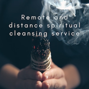 Distance spiritual cleansing service performed remotely. Healing Aura Cleanse, Remove Negative Energy, Heal and Sin Removal Purify Spirit