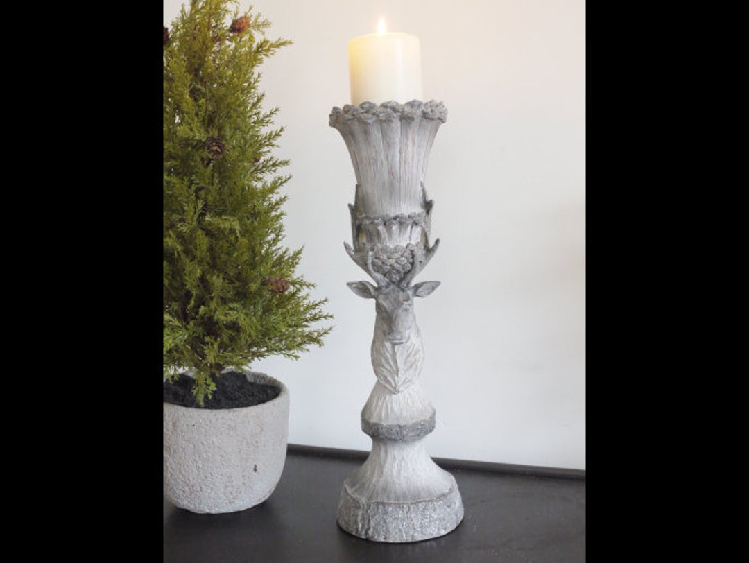 Stag Candle Holder Etsy