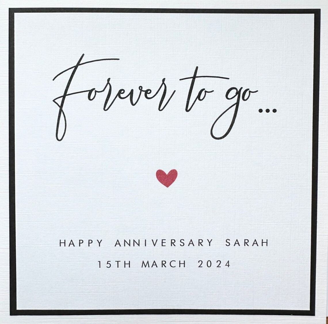 Personalised Wedding Anniversary Card - Husband / Wife / Son / Daughter ...