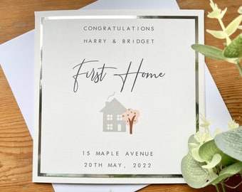 Personalised First Home Card