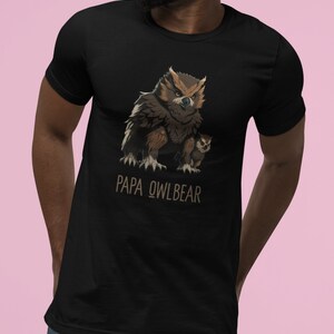 Papa Owlbear T-Shirt Comfy and Stylish Apparel for Protective image 2