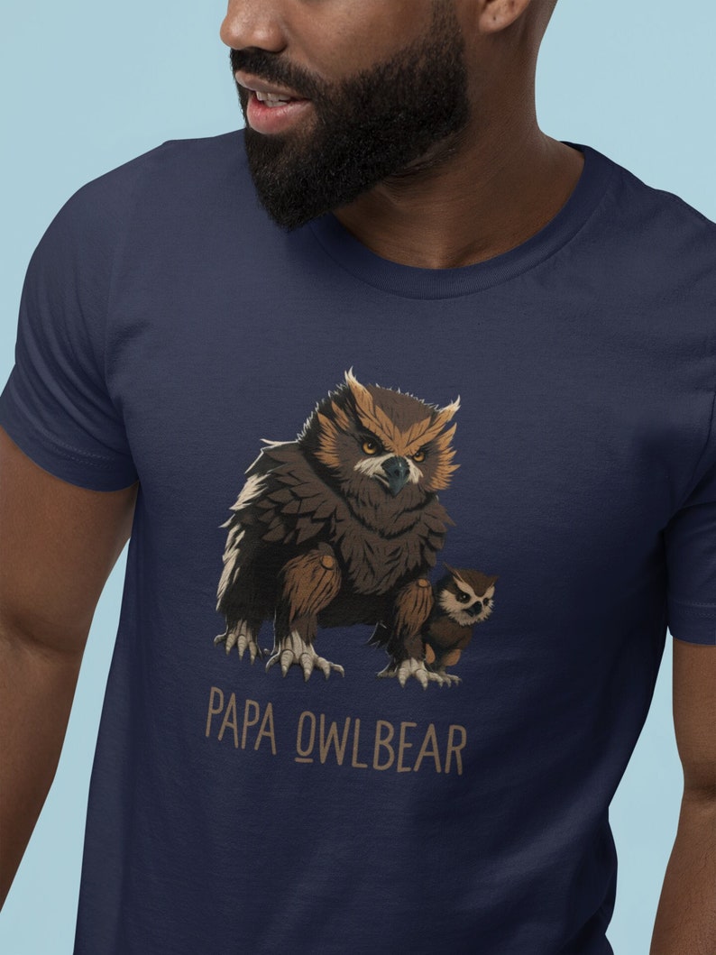 Papa Owlbear T-Shirt Comfy and Stylish Apparel for Protective image 1