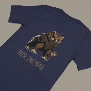Papa Owlbear T-Shirt Comfy and Stylish Apparel for Protective image 5