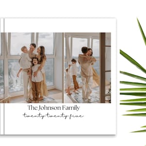 Personalized Family Portrait Photo Album - A Perfect Gift for New Families