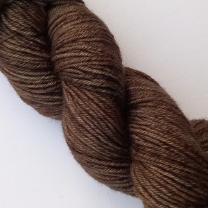 Hand Dyed 100% Blue Faced Leicester Double Knit - Bronzed