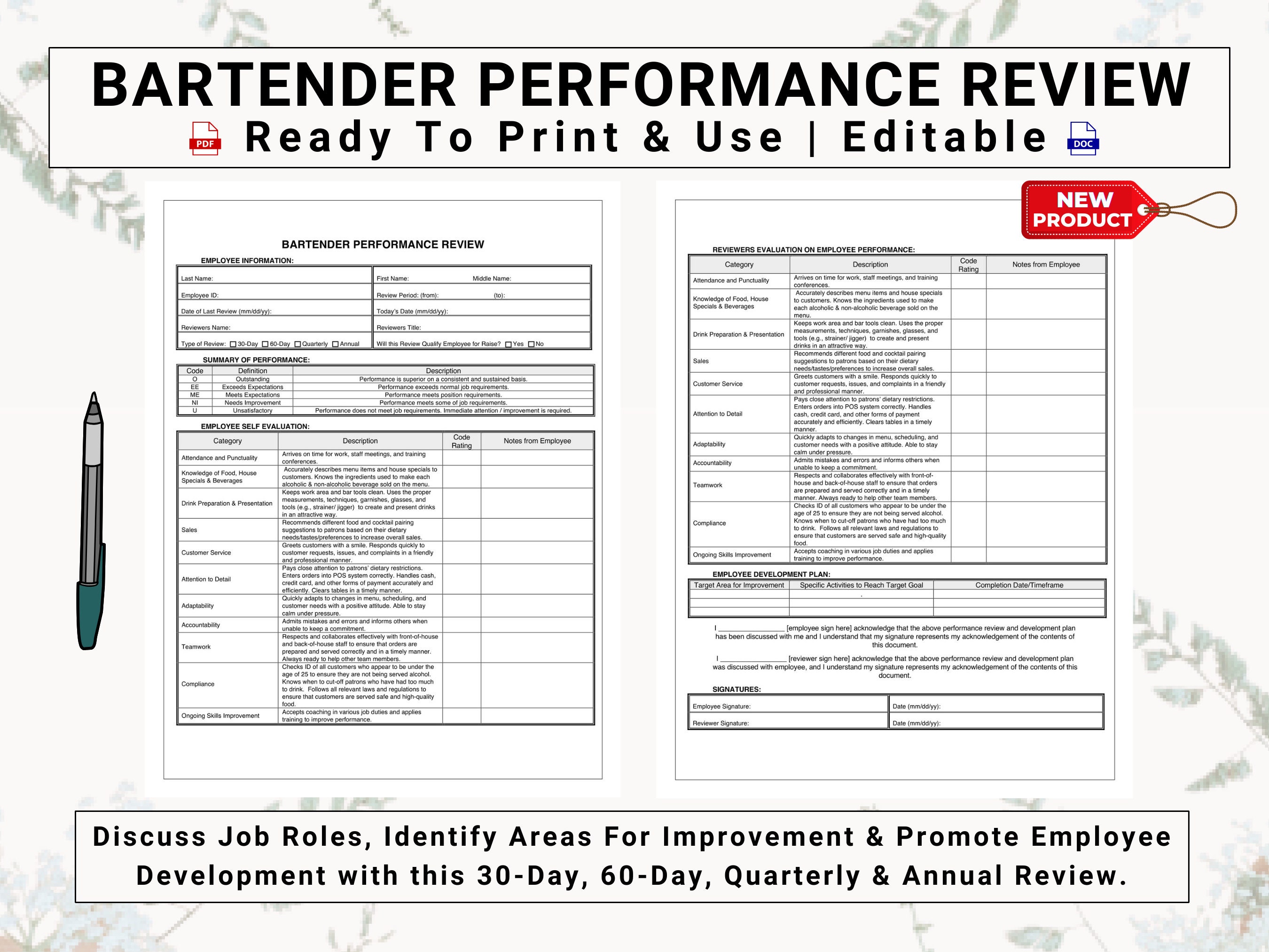 Restaurant Bartender Mixologist Performance Review Self Appraisal restaurant-bartender-mixologist-performance-review-self-appraisal