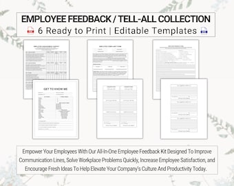 Employee Feedback Collection | Improve Employee Engagement | Find Out How Your Employees Feel About Their Team, Management, Workplace & More