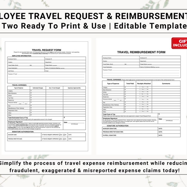 Reise- und Spesenrückerstattungsset für Mitarbeiter | Erstellen Sie automatisierte Systeme, um die Reisekosten von Mitarbeitern zu sammeln und zu genehmigen