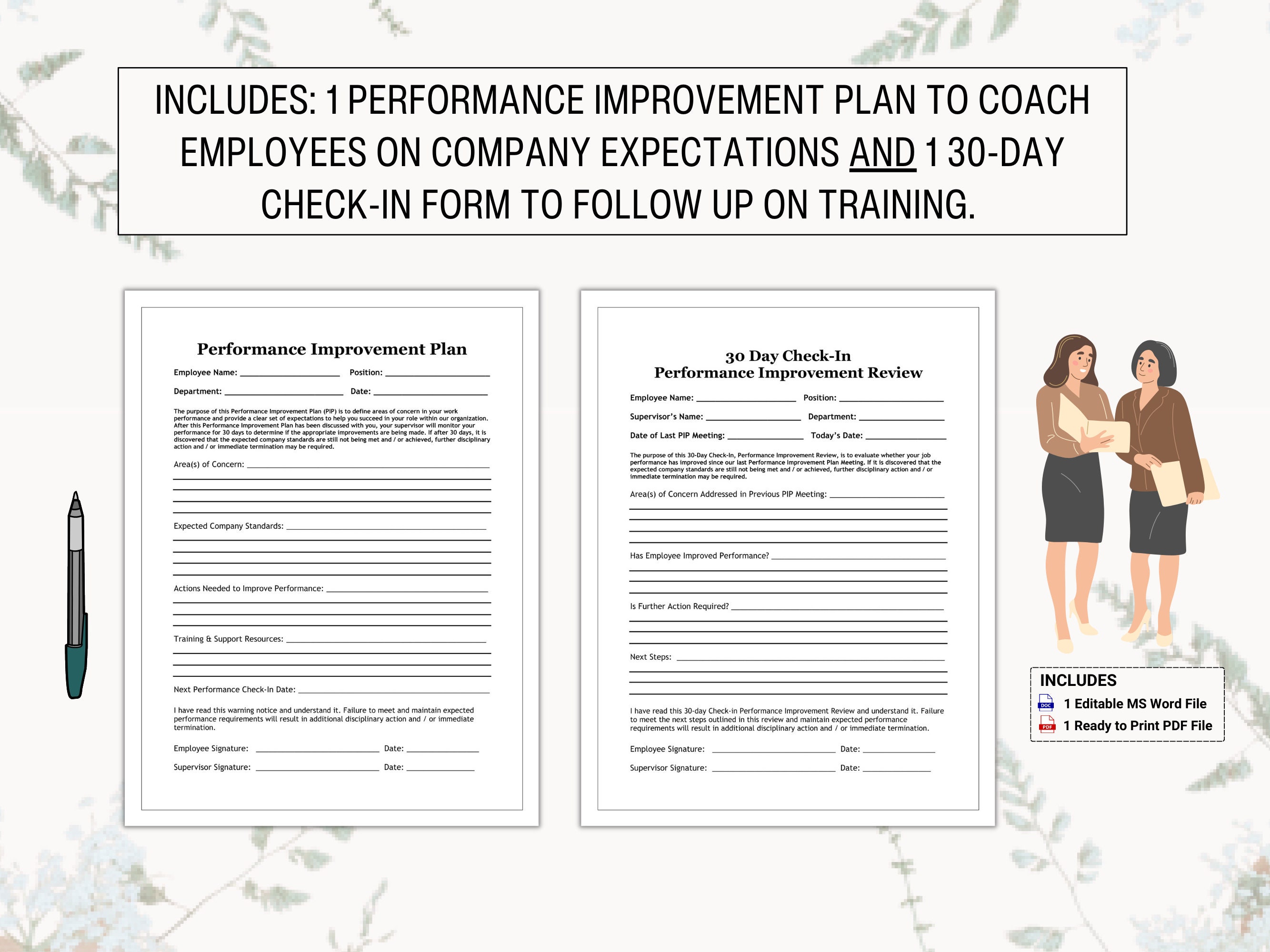 Employee Write up Collection | Train Poorly Performing Employees on ...