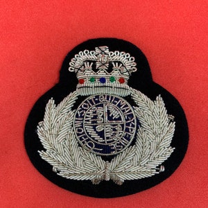 Genuine Obsolete HMIC Inspectorate of Constabularies Silver Cloth Badge ASPS436A Genuine Obsolete HMIC Inspectorate of Constabularies Silver Cloth Badge ASPS436A