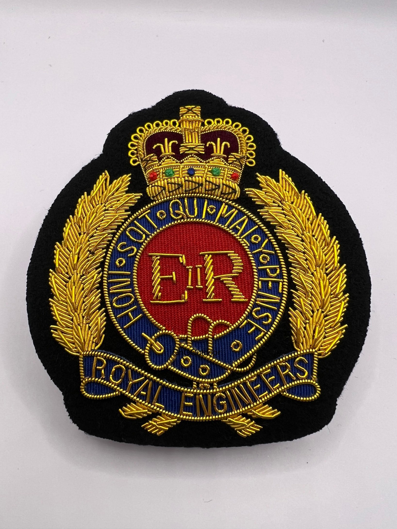 Royal Engineers Hand Embroidered Bullion and Wire Blazer Badge British