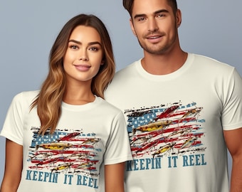 Fishing Shirt- US Flag tshirt- Father’s Day shirts
