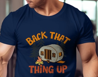 Funny Camping Shirt: Retro Camper Graphic Tee, Outdoors Adventure