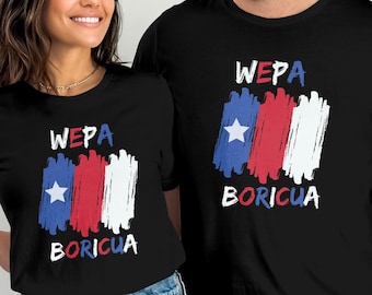 Puerto Rico Wepa Boricua T-Shirt: Culture Pride Tee