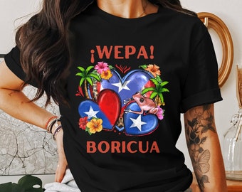 Puerto Rico Shirt- Boricua Gift Tshirt-WEPA Tee