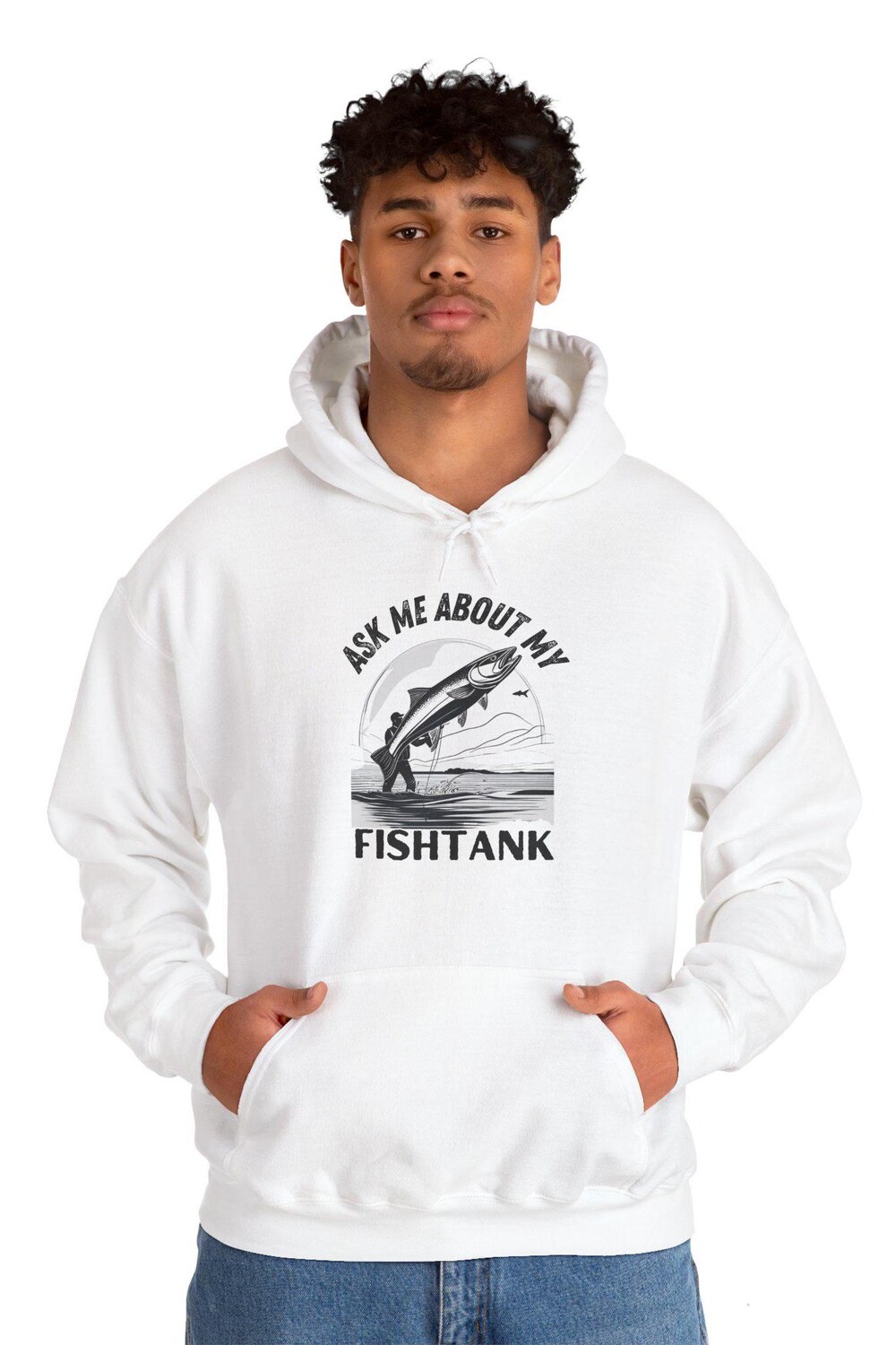 Fisherman Sweatshirt-Fishing Hoodie-Fishing Gifts-Christmas Gift-Gift For Husband-Fish-Birthday Gift-Gift For Dad-Fishing Sweatshirt-Fish- Alwasky