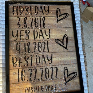 Wedding sign