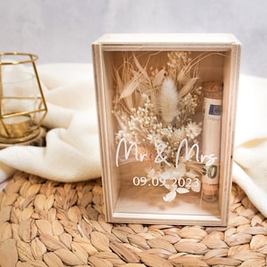 Hochzeitsgeschenk | Geschenkbox Geldgeschenk Hochzeit | Blumenbox