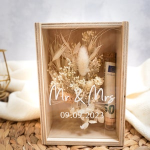 Hochzeitsgeschenk Geschenkbox Geldgeschenk Hochzeit Blumenbox Bild 6