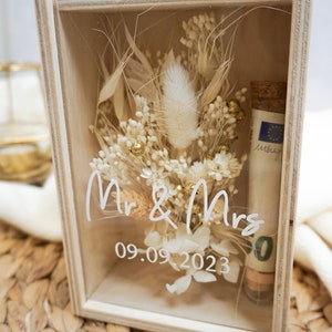 Hochzeitsgeschenk Geschenkbox Geldgeschenk Hochzeit Blumenbox Bild 5