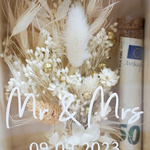 Hochzeitsgeschenk Geschenkbox Geldgeschenk Hochzeit Blumenbox Bild 9