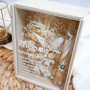 Hochzeitsgeschenk Geschenkbox Ehepaar Geldgeschenk Hochzeit Blumenbox Bild 5