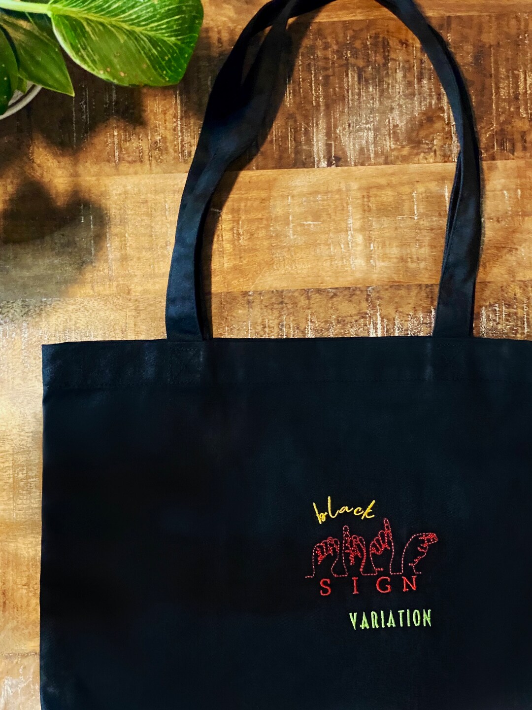 オーガニック「ブラックサインバリエーション」トートバッグ - Etsy 日本