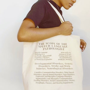 Scope of the Speech-Language Pathologist Tote Bag