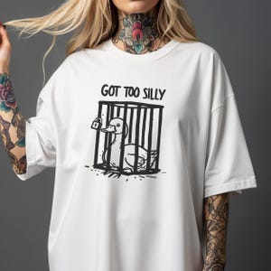 Camiseta Got To Silly Goose | Camiseta unissex de manga curta | Comfort Colors 1717 | Camiseta engraçada com pato Silly Goose | Presente para amantes de animais | Humor negro