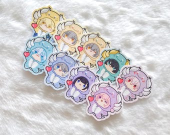 Honkai Star Rail Dromas Vol.2 HSR mini glitter die cut sticker | cute stickers for bujo, deco, journaling, planner, pen pal