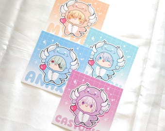 Honkai Star Rail Dromas HSR glitter print | cute prints for bujo, deco, journaling, planner, pen pal