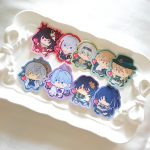 Honkai Star Rail HSR mini Glitter Aufkleber | süße Sticker für Bujo, Deko, Journaling, Planer, Pen Pal