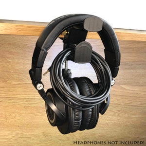Soporte compacto para auriculares de escritorio: abrazadera segura para auriculares y cascos para juegos