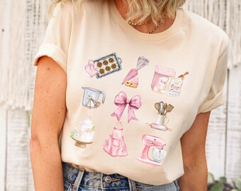 Baking Shirt, Baker T-Shirt, Baking Lover Gift, Baker Gift, Baker Tees, Baking Things Shirt, Mixer Shirt, Ingredients Shirt, Baking Gifts