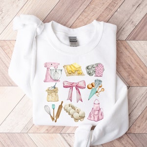 Baking Sweatshirt, Baker Crewneck, Baking Shirts, Baking Gift, Bakery Sweater, Baker Gifts, Baking Lover Shirt, Baker Top