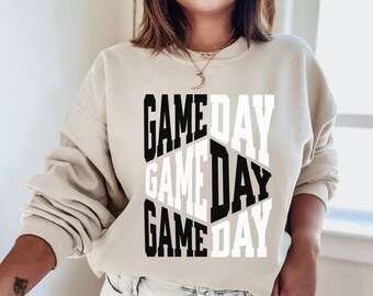 Gameday Sweatshirt, Football Gameday Sweater, Game Day Crewneck for Women and Men, Unisex Gameday Sweater