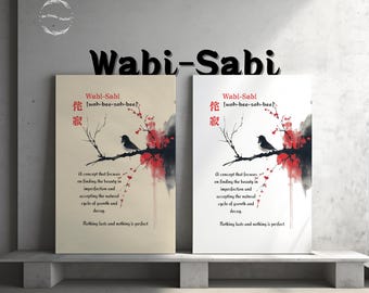 Wabi-Sabi, Japanese Art Print | Minimalist Zen Decor