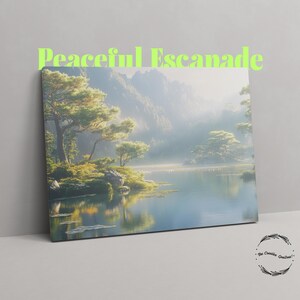 Peaceful Escapade, Printable Wall Art Posters, Wall Art Prints, Paintings, Art Prints