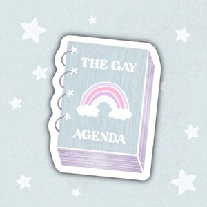 Gay Agenda Sticker