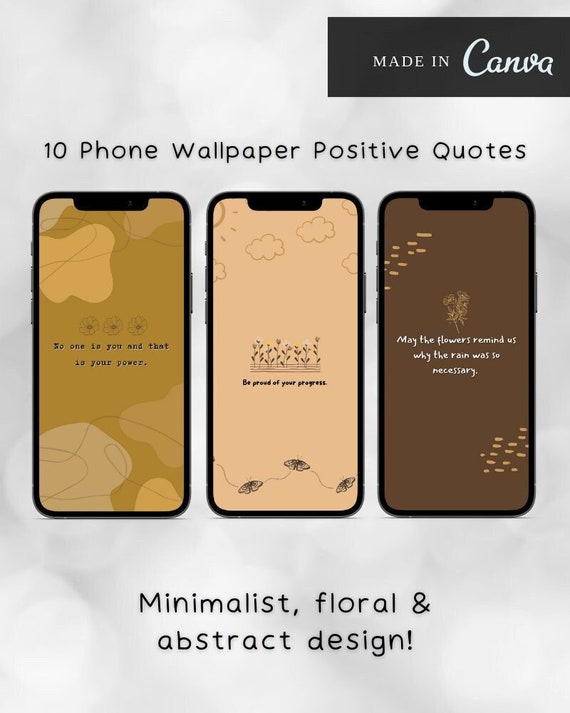 Phone Wallpaper iPhone & Android Quotes Wallpaper Positive Words