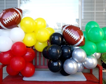 Rookie Year | Touchdown Bash Balloon Garland Kit |  Football Themed Birthday Party Decorations